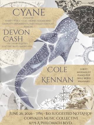 Cyane, Cole Kennan, Devon Cash